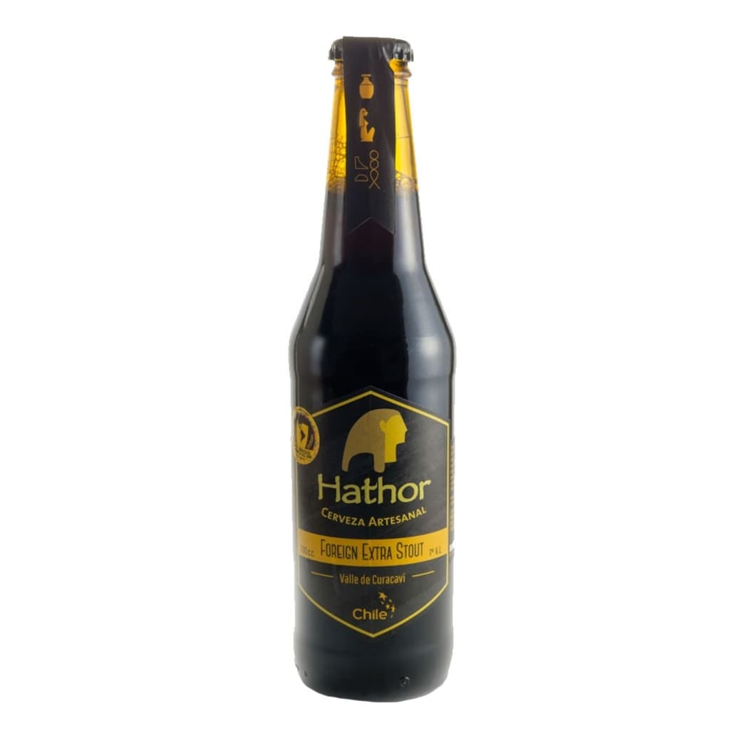 Cerveza Hathor Foreign Extra Stout Botella 330cc_1