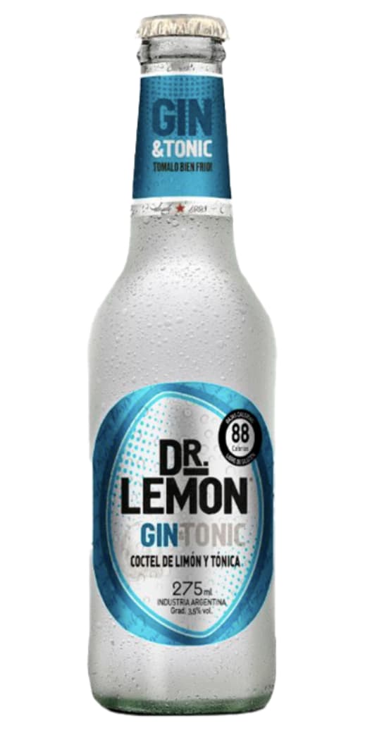 Dr Lemon Gin Tonic Botella 275cc_1