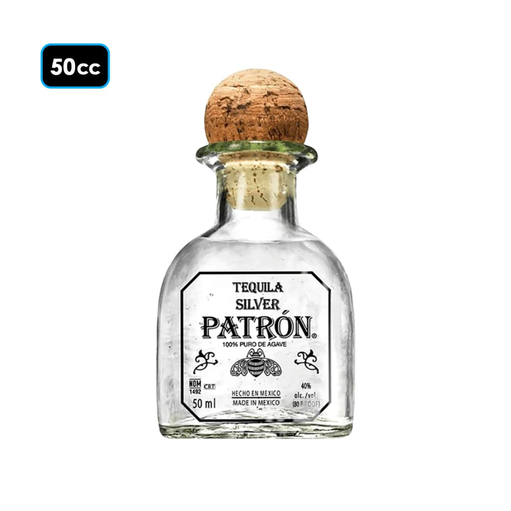 Tequila Patron Silver 50cc	 Miniatura_1