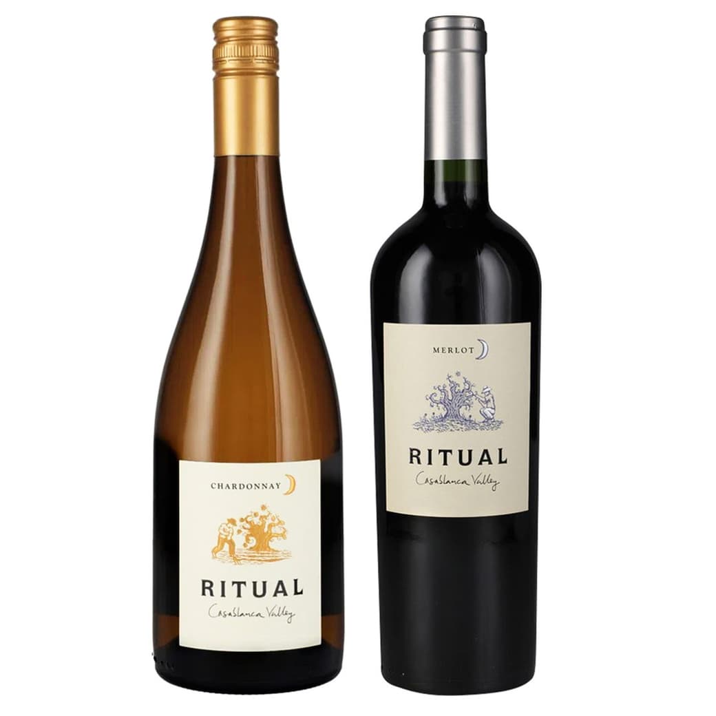 PACK RITUAL N°2: 1x Vino Ritual Chardonnay 750cc + 1x Vino Ritual Merlot 750cc_1