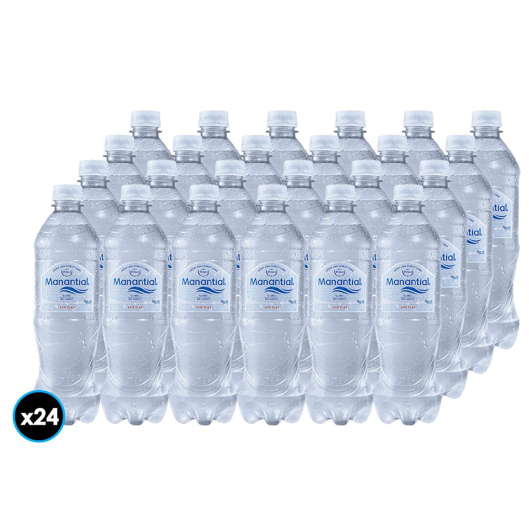 24x Agua Manantial Sin Gas 600cc_1