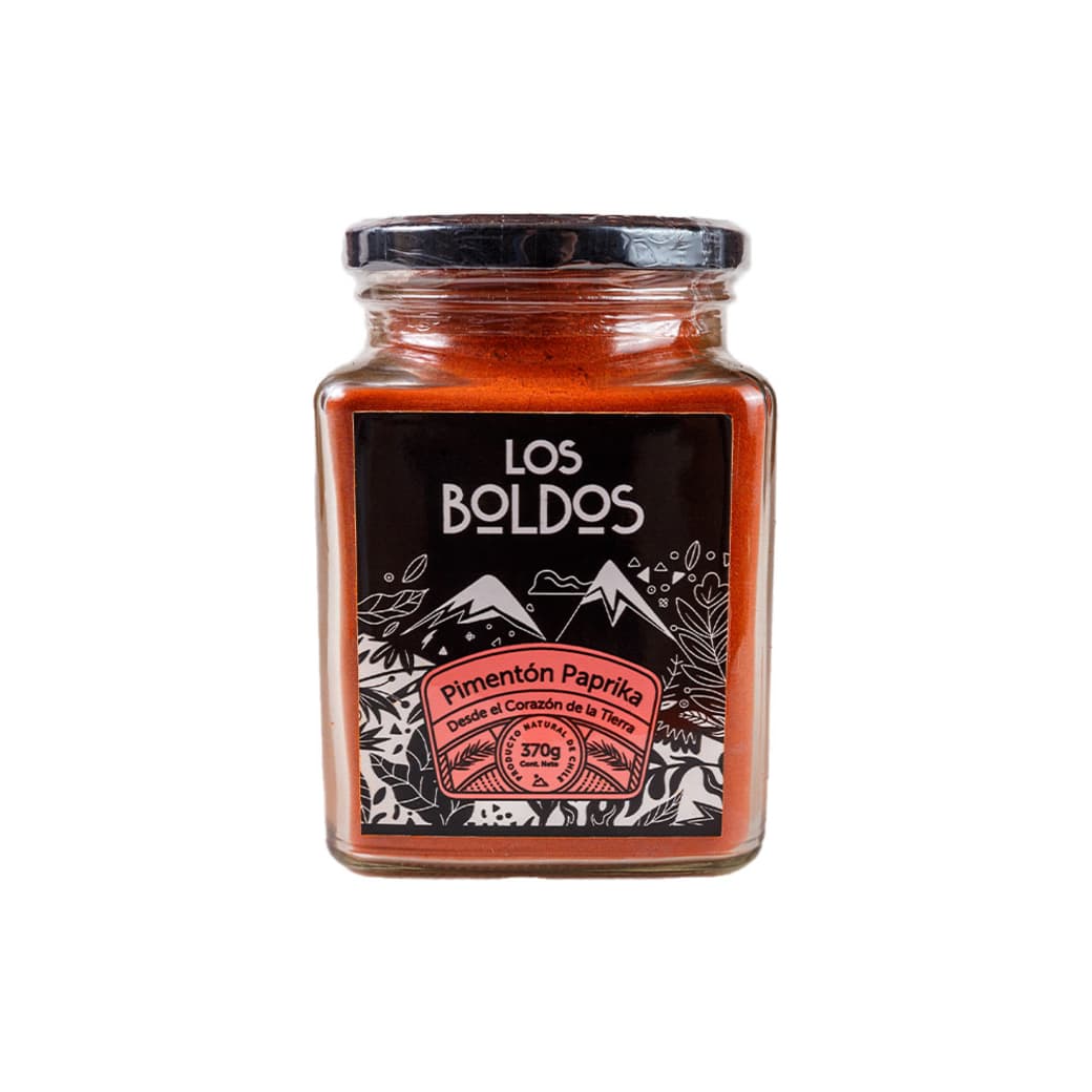 Pimentón Paprika Los Boldos Frasco 370 grs._1