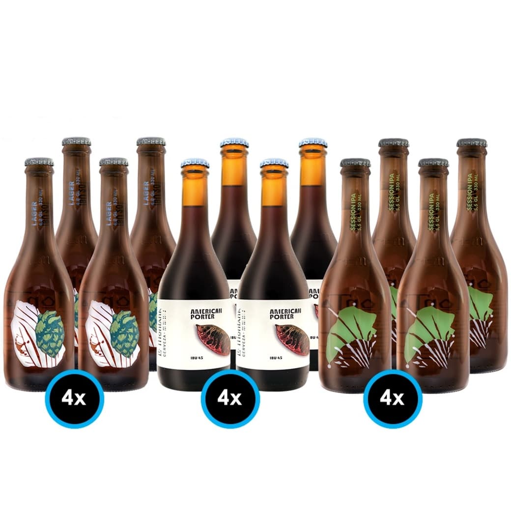 KIT EXPERIMENTAL LA MONTAÑA: 12x Variedades de la Cervecería La Montaña_1