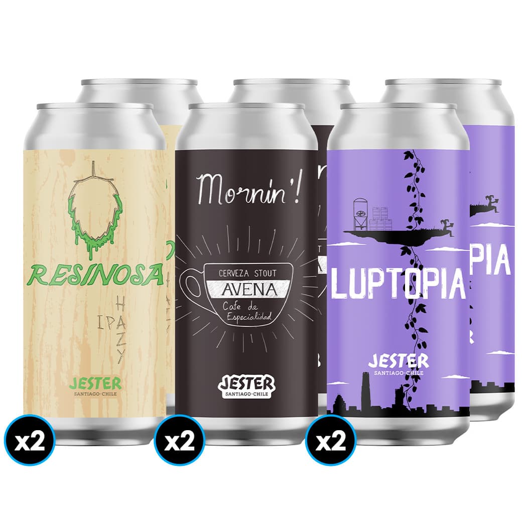 PACK JESTER N°3: 2x Resinosa + 2x Mornin! + 2x Luptopia_1