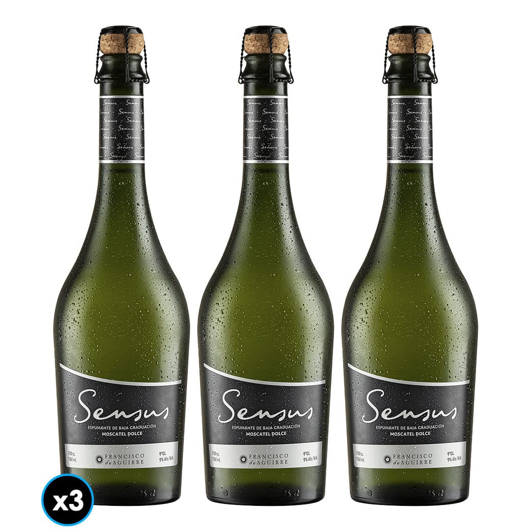 3x Espumante Sensus Moscatel Dolce 750cc_1