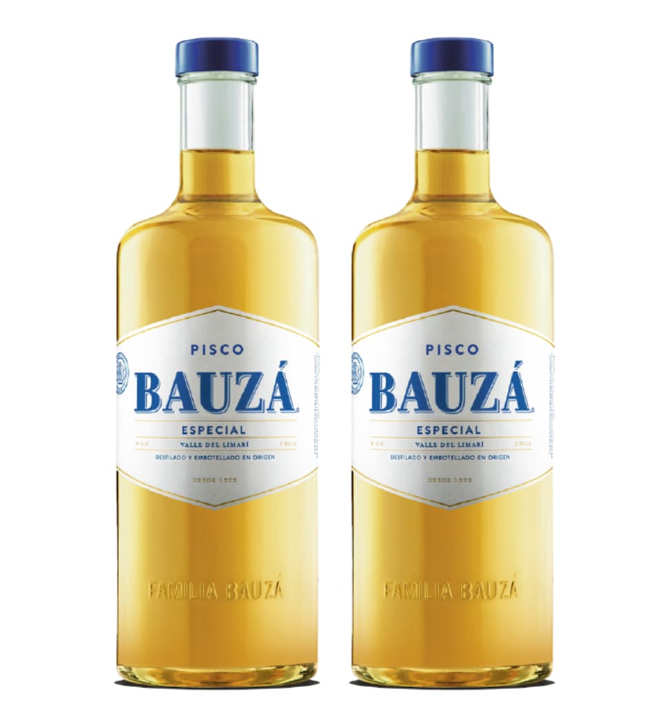 2x Pisco Especial Bauzá 1 Litro 35º alc._1