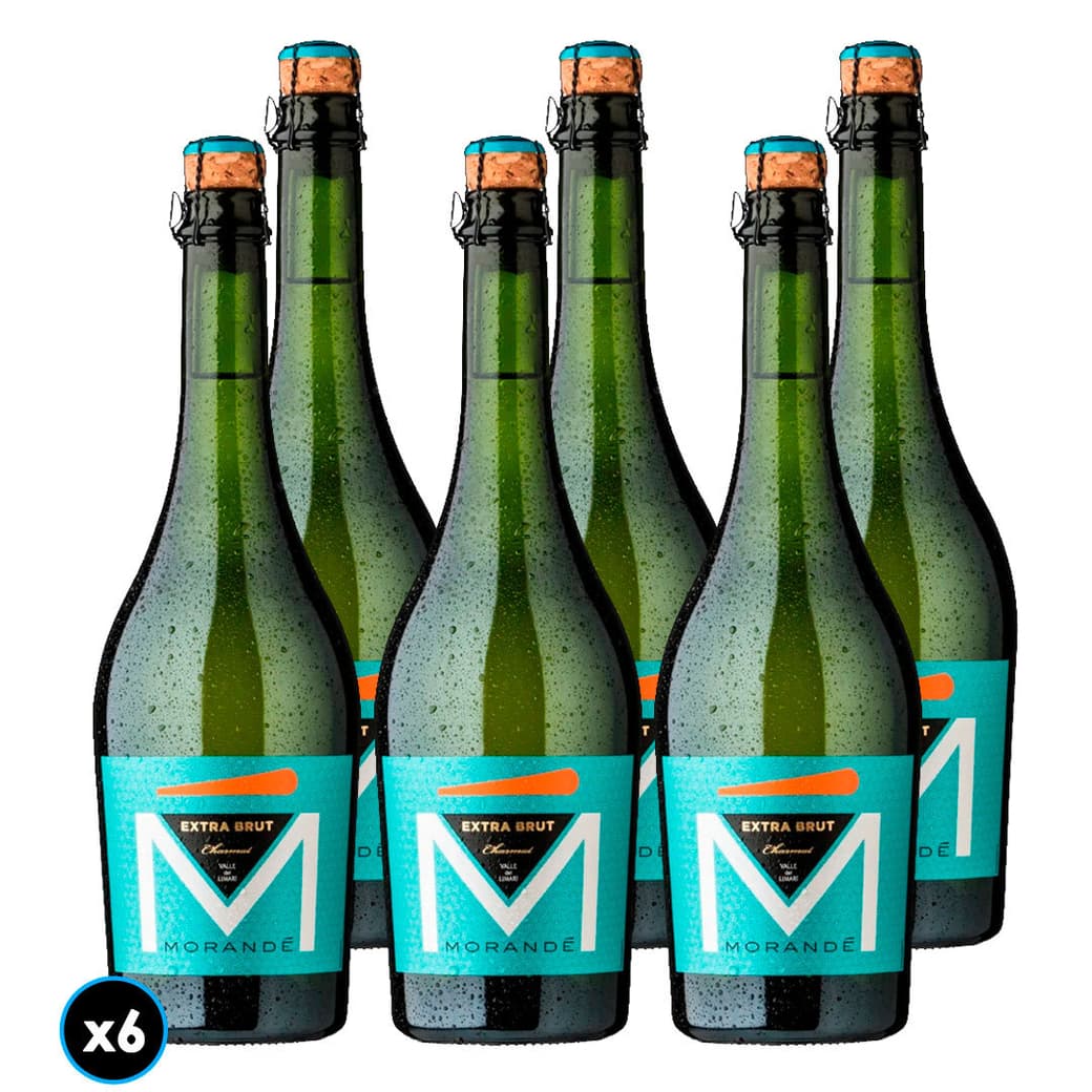 CAJA ESPUMANTE MORANDE: 6x Espumante Morande Extra Brut Charmat 750cc_1