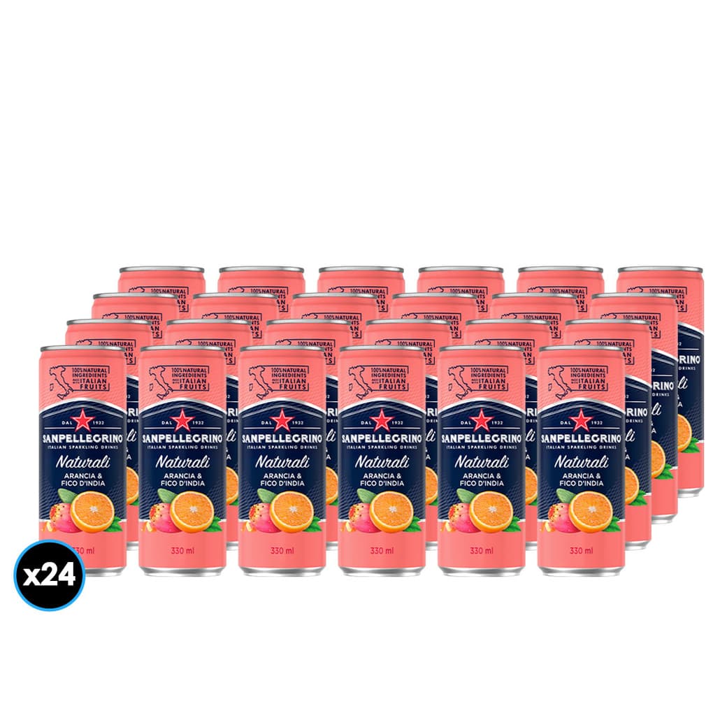 24x Agua San Pellegrino Ficodindia & Arancia 330cc_1