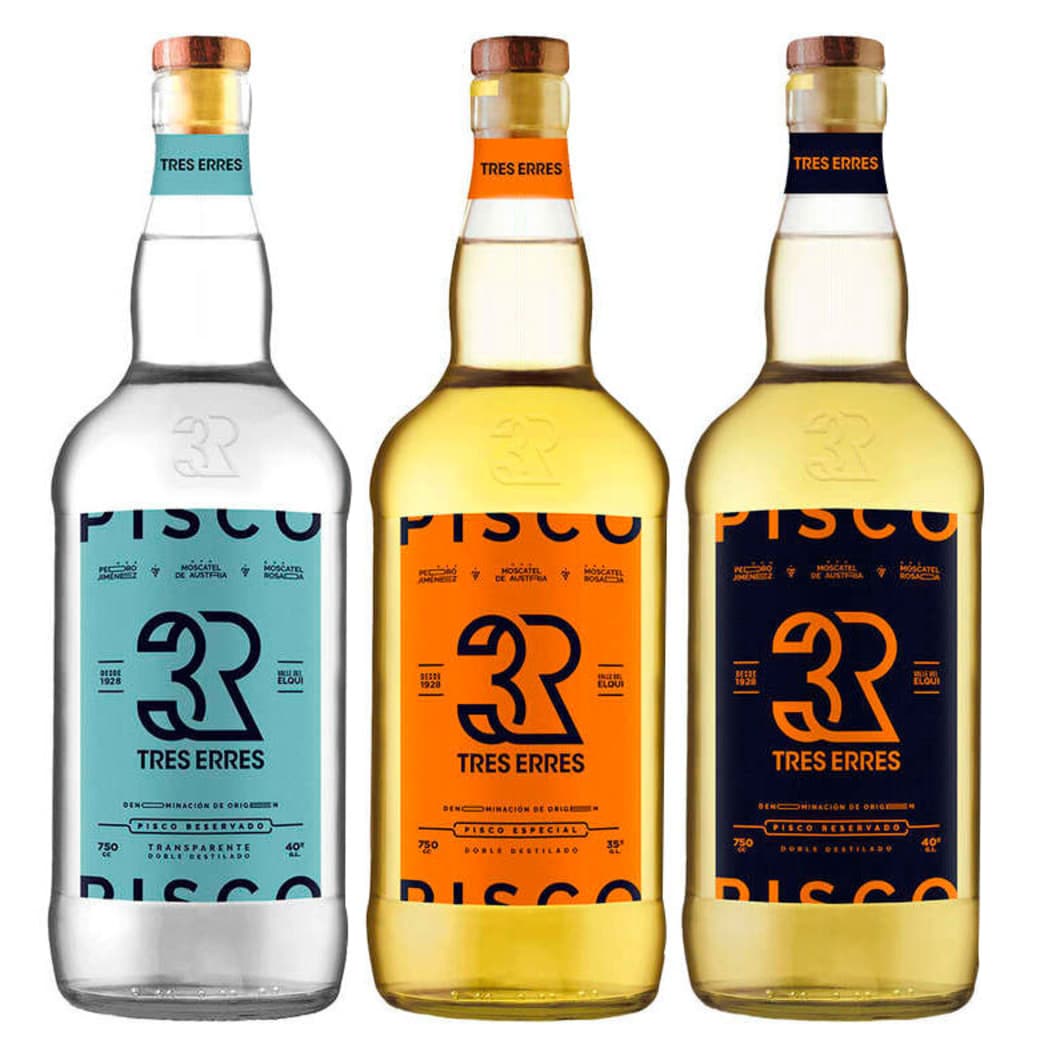 PACK TRES ERRES: 3x Variedades Pisco Tres Erres_1