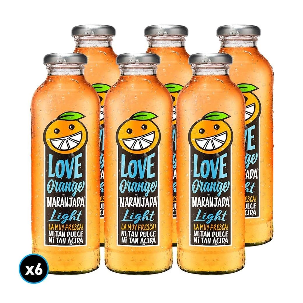 6x Jugo Naranjada Love Orange Light 475cc_1