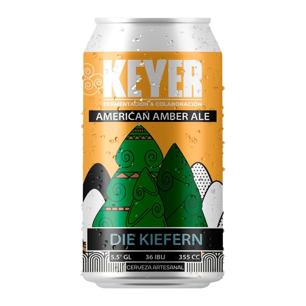 Cerveza Keyer Die Kiefern (American Amber Ale) Lata 355cc_1