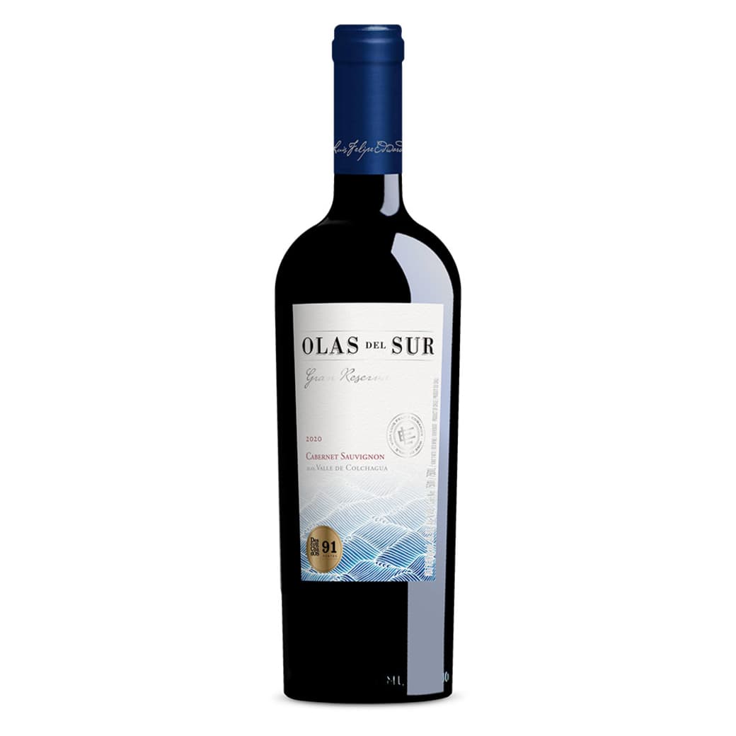 Vino Olas del Sur Gran Reserva Cabernet Sauvignon 750cc_1