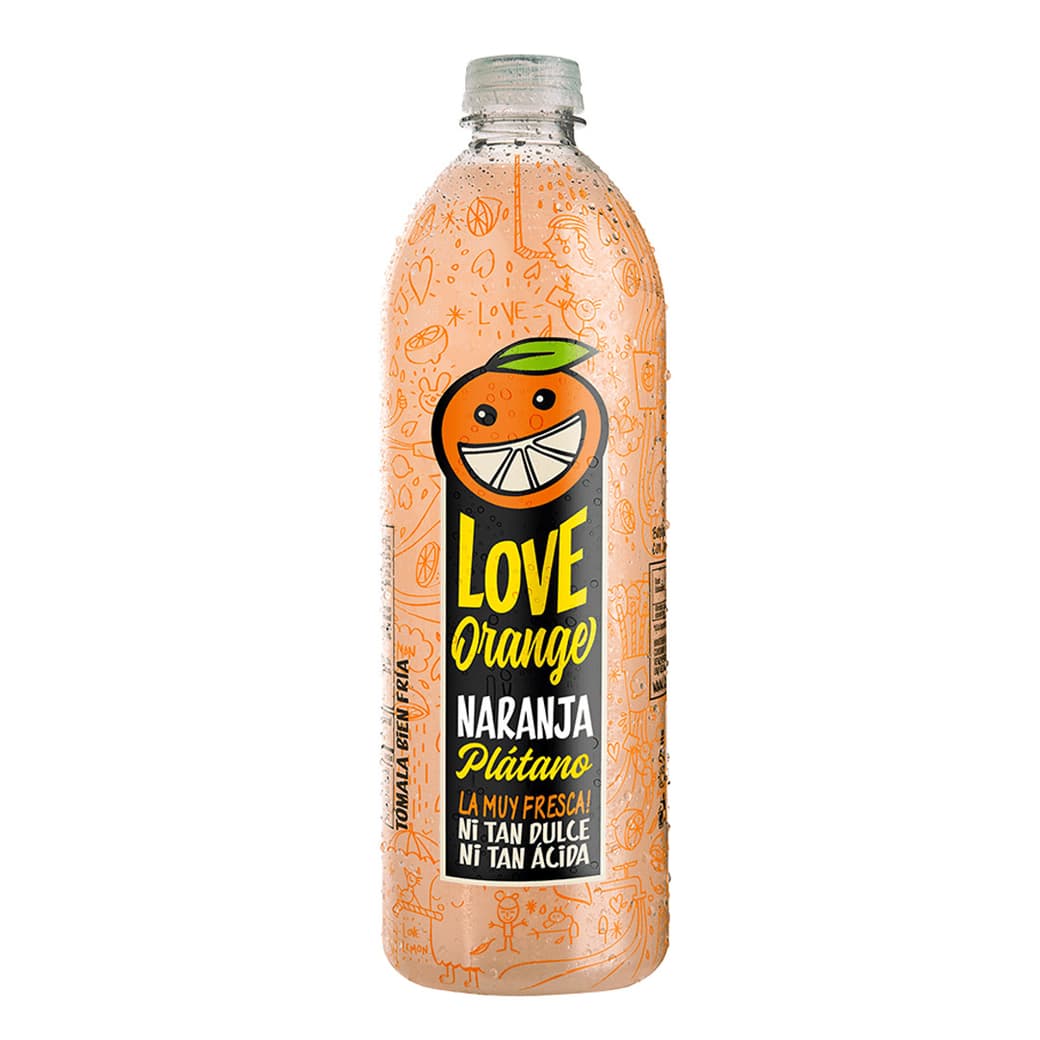 Jugo Love Orange Naranja Plátano 2 Lts._1