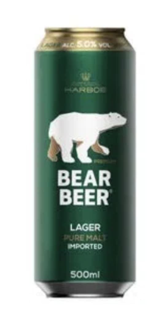 Cerveza Bear Beer Lager Lata 500cc_1