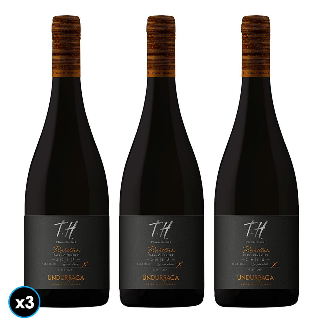 3x Vino Undurraga TH Pais Cinsault 750cc_1