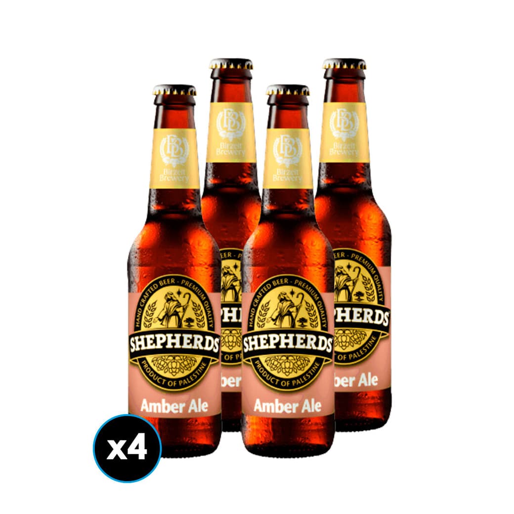 4x Cervezas Palestina Shepherds Amber Ale 330cc_1