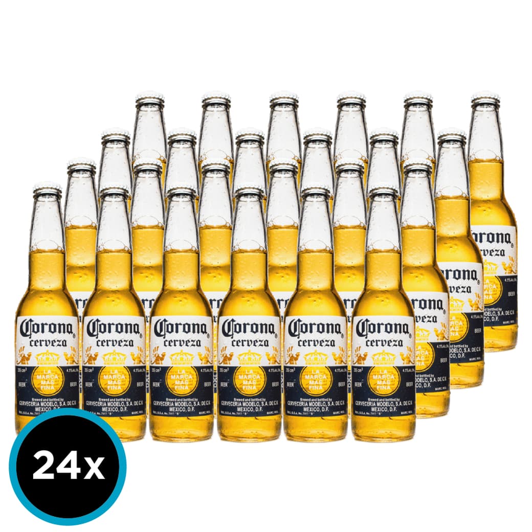 24x Cerveza Corona Extra en Botellas 355cc_1