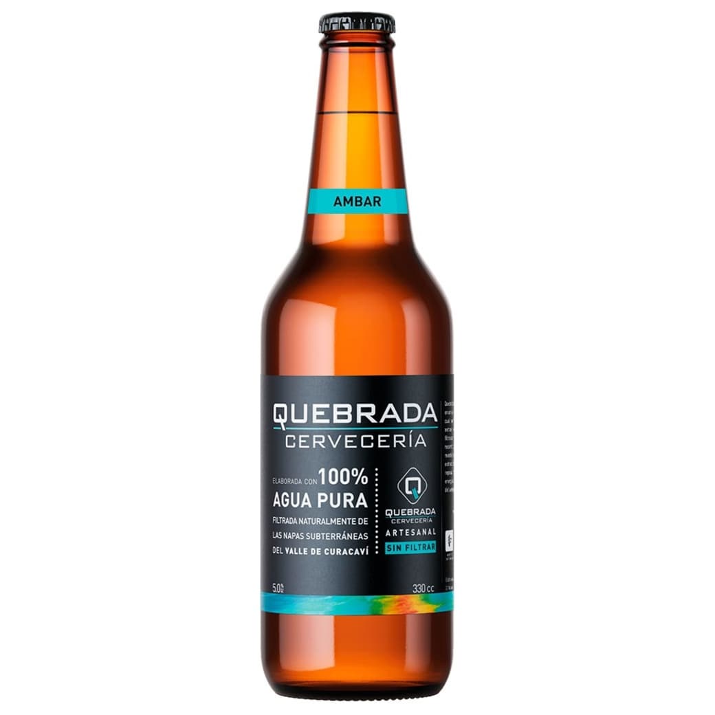 Cerveza Quebrada Amber Ale Botella 330cc_1