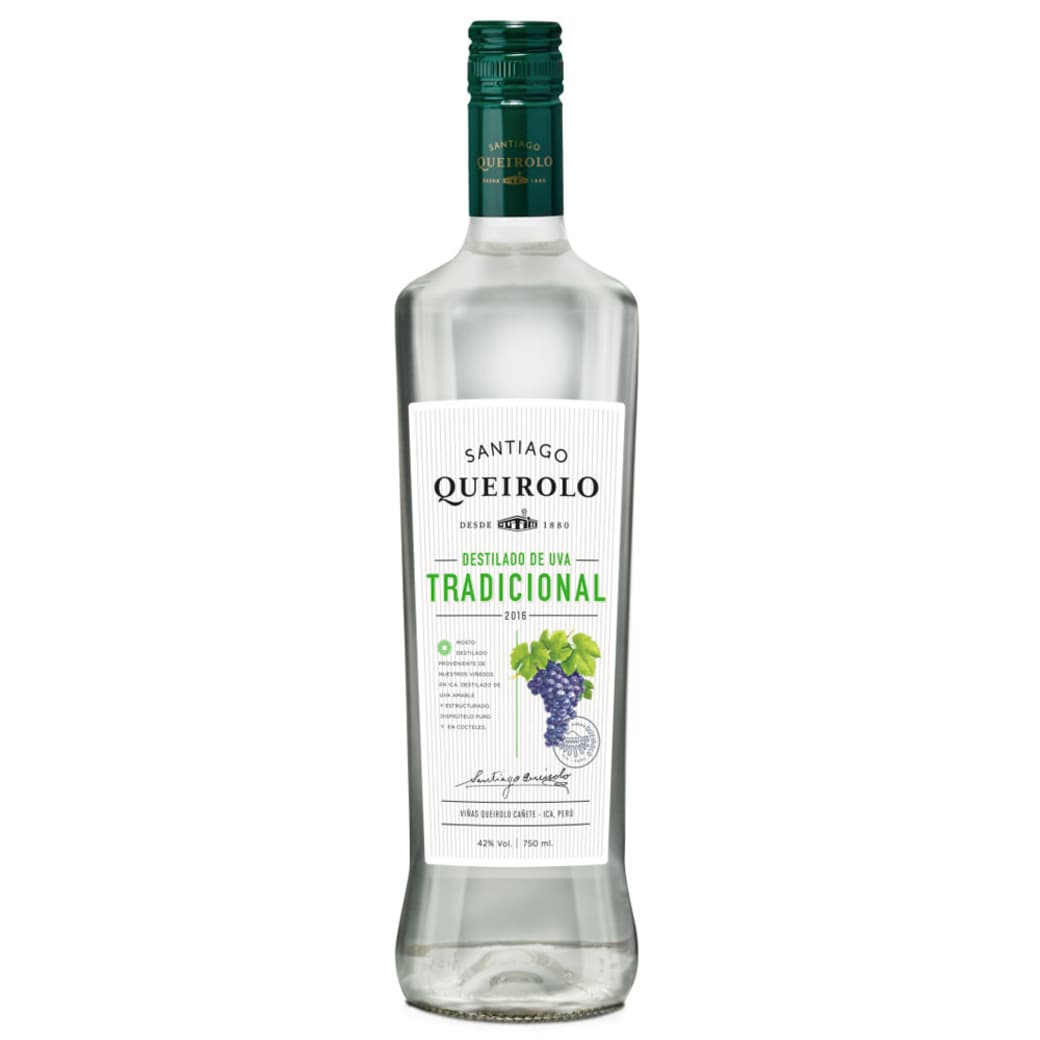 Destilado de Uva Santiago Queirolo Tradicional 750cc 42º alc._1