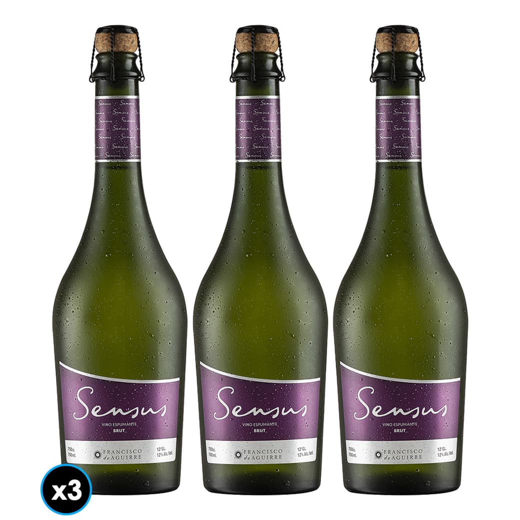 3x Espumante Sensus Brut 750cc_1