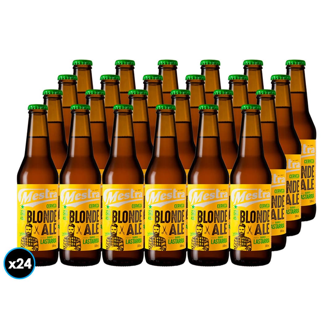24x Cerveza Mestra Blonde Ale Botella 330cc_1