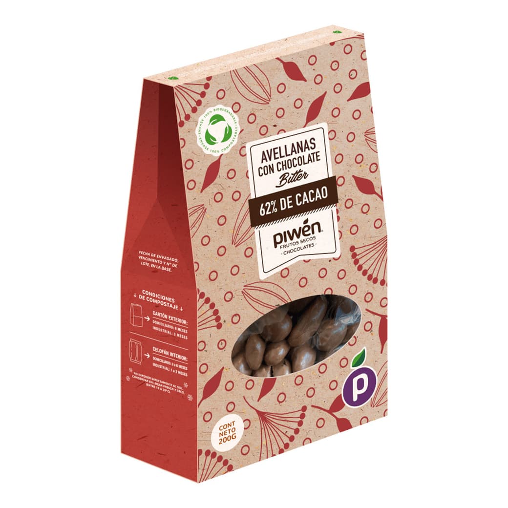 Avellanas Piwén Chocolate Bitter 200 grs. _1