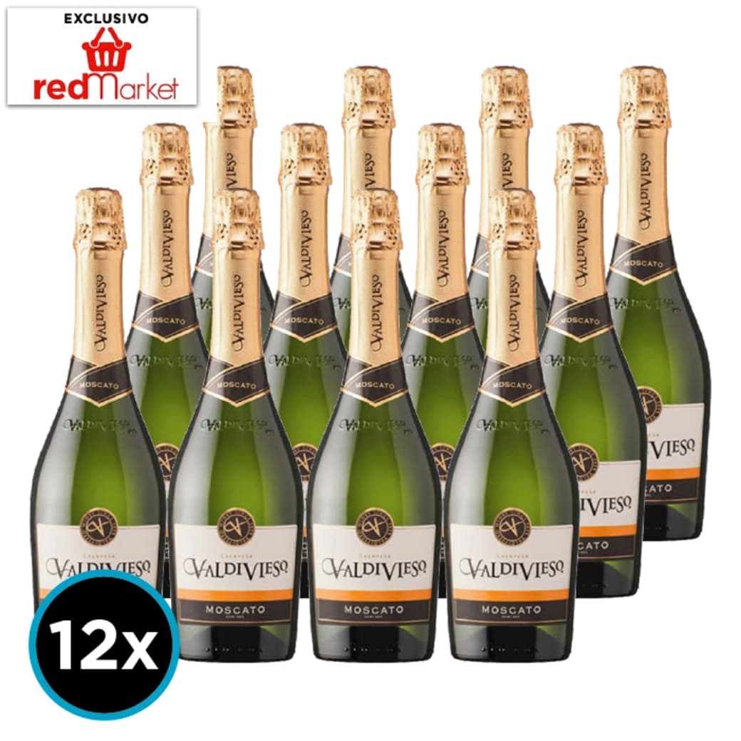 [RED MARKET] 12x Espumante Valdivieso Moscato 750cc_1