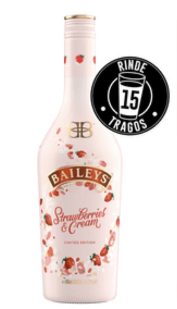 Licor Baileys Strawberries &amp; Cream 700cc 17º alc._1
