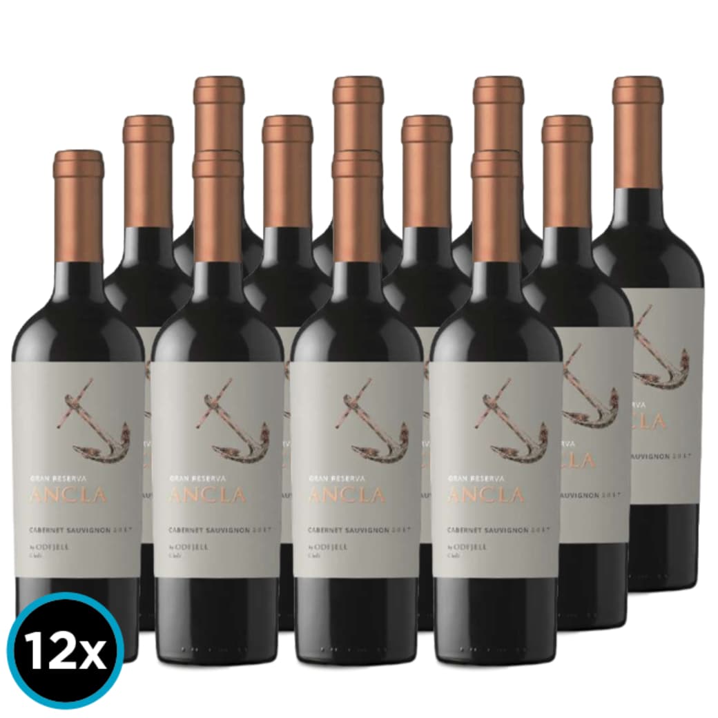 CAJA ANCLA (Cabernet): 12x Vino Odfjell Ancla Gran Reserva Cabernet Sauvignon 750cc_1