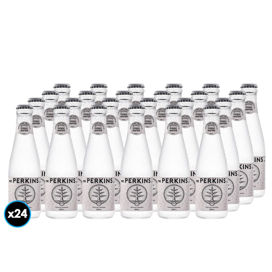24x Bebida Premium Mr Perkins Tónica Dry 200cc_1