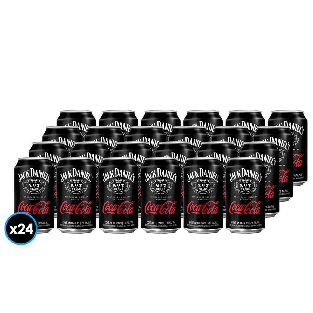 24x Cóctel Jack and Coke Lata 350cc_1