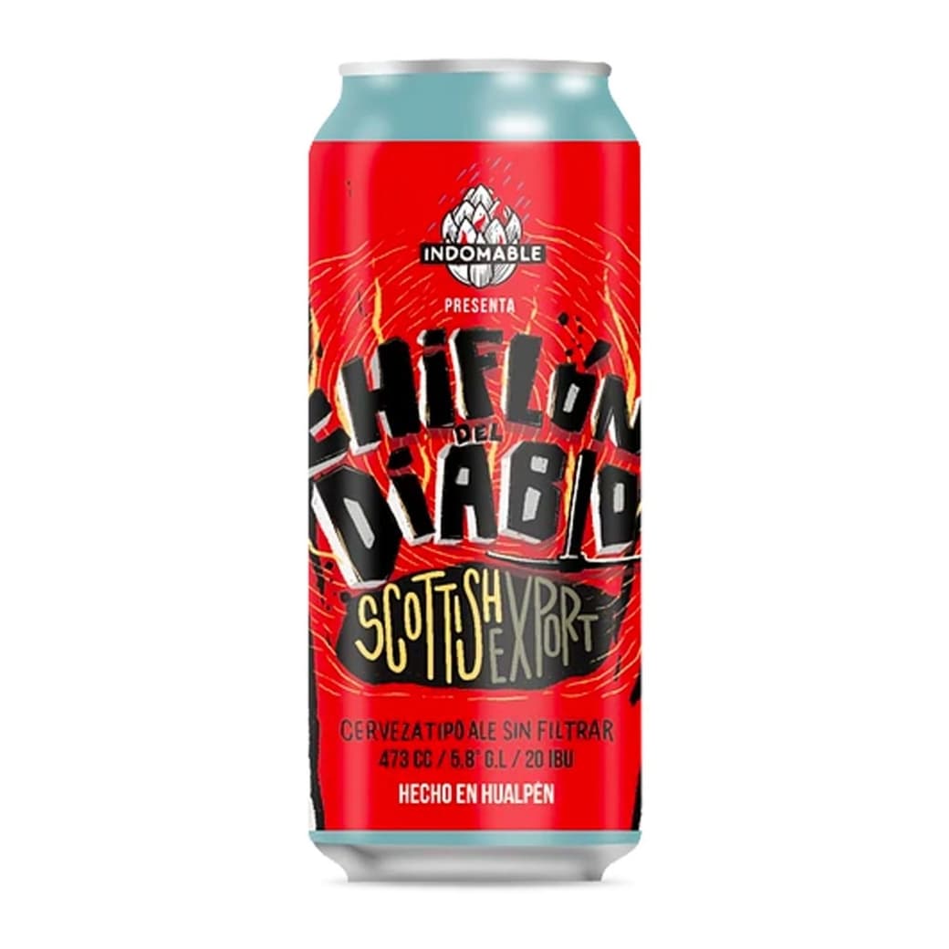 Cerveza Indomable Chiflón del Diablo Scottish Ale Lata 473cc_1