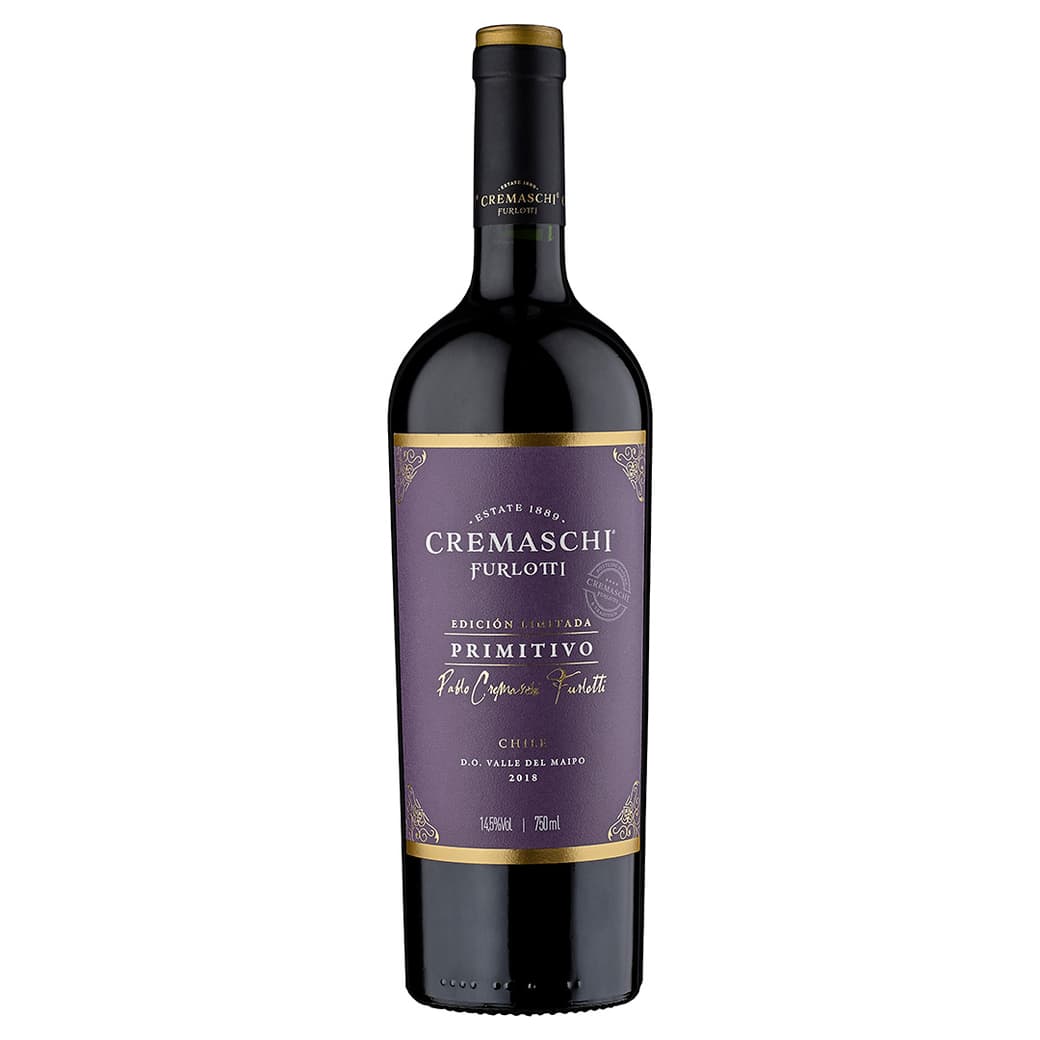 Vino Cremaschi Furlotti Edición Limitada Primitivo Zinfandel 750cc_1