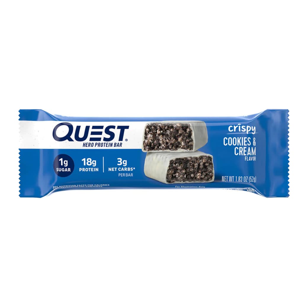 Barra Proteína Quest Hero Cookie and Cream 60 grs_1