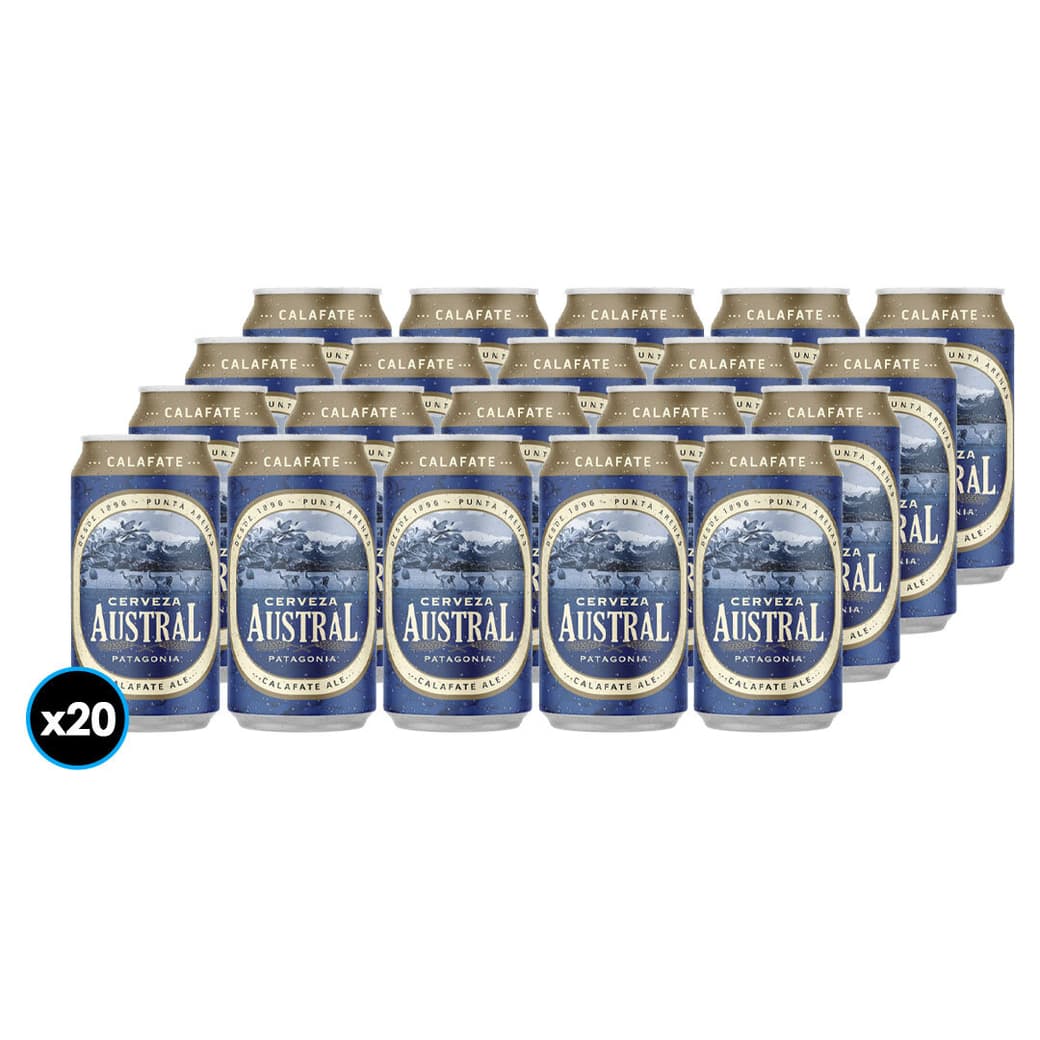 20x Cerveza Austral Calafate en Lata 350cc_1
