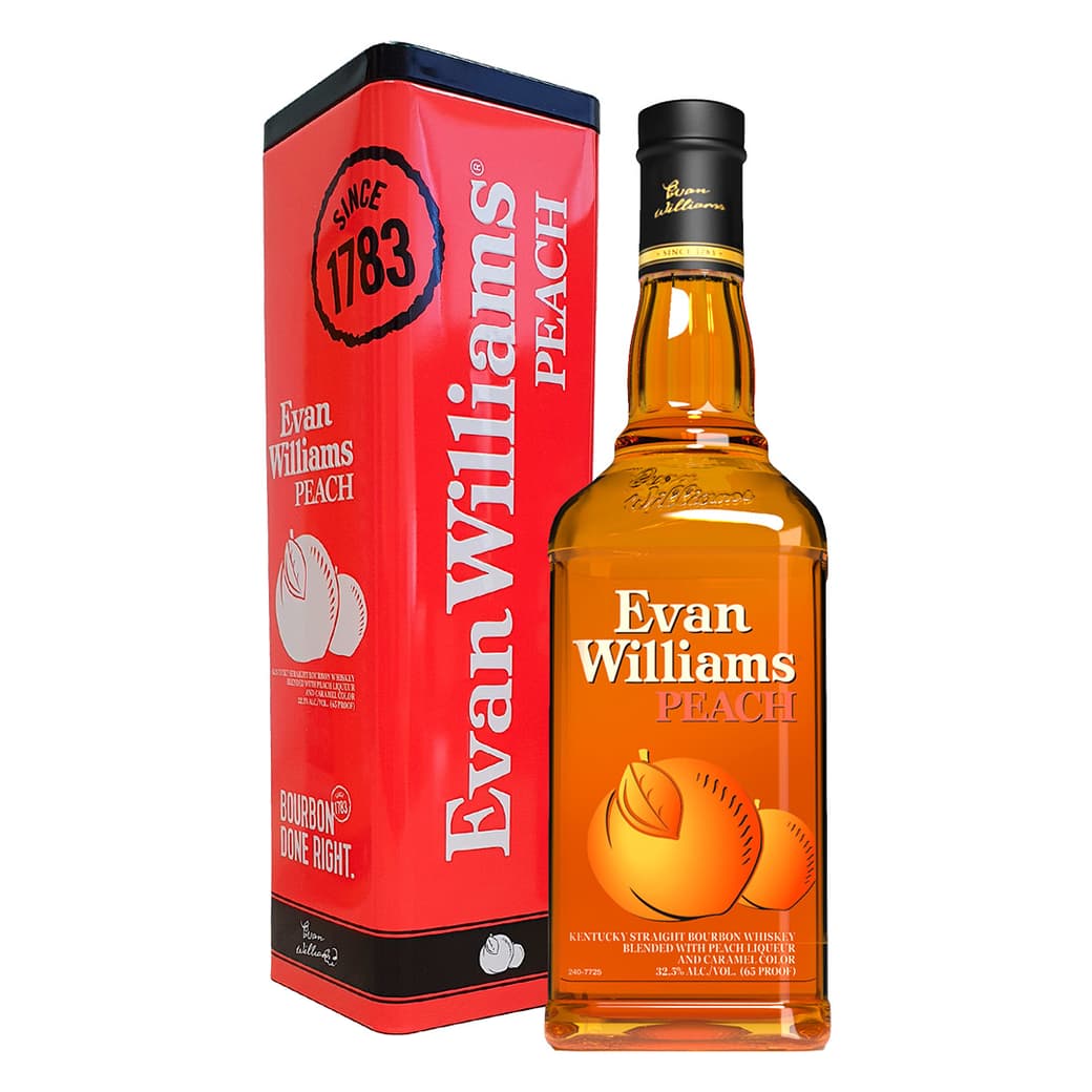 Whiskey Bourbon Evan Williams Peach 750cc_1