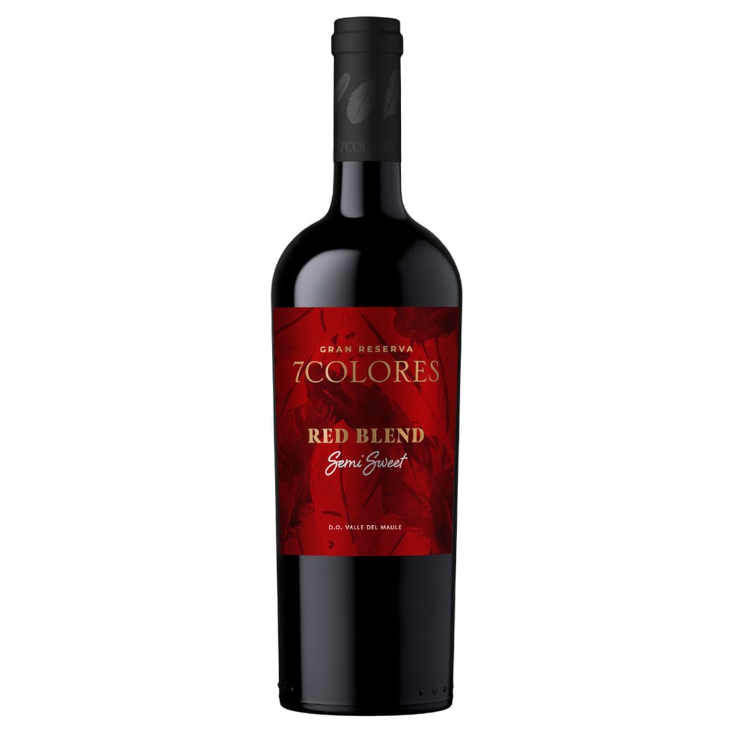 Vino 7 Colores Gran Reserva Red Blend Semi Sweet 750cc_1