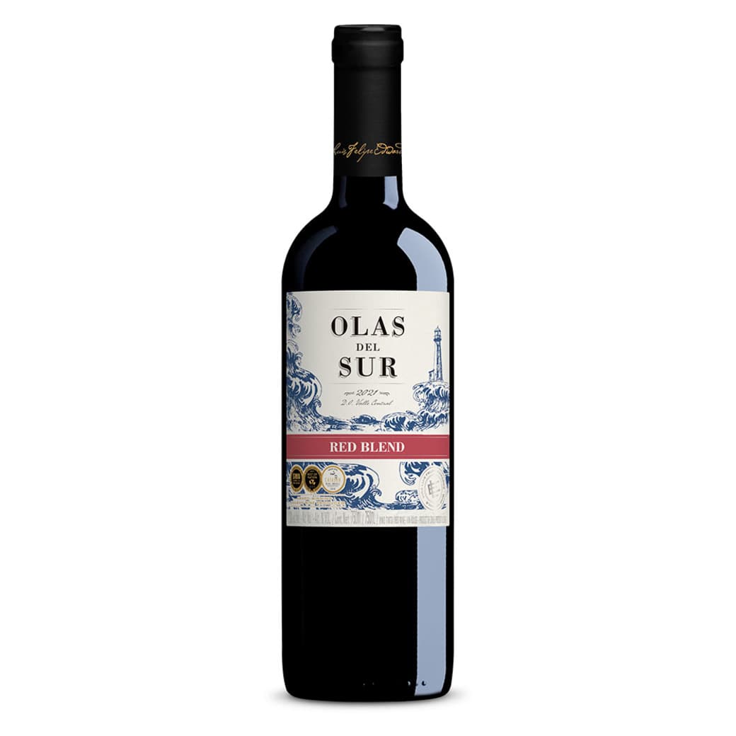 Vino Olas del Sur Classic Red Blend 750cc_1