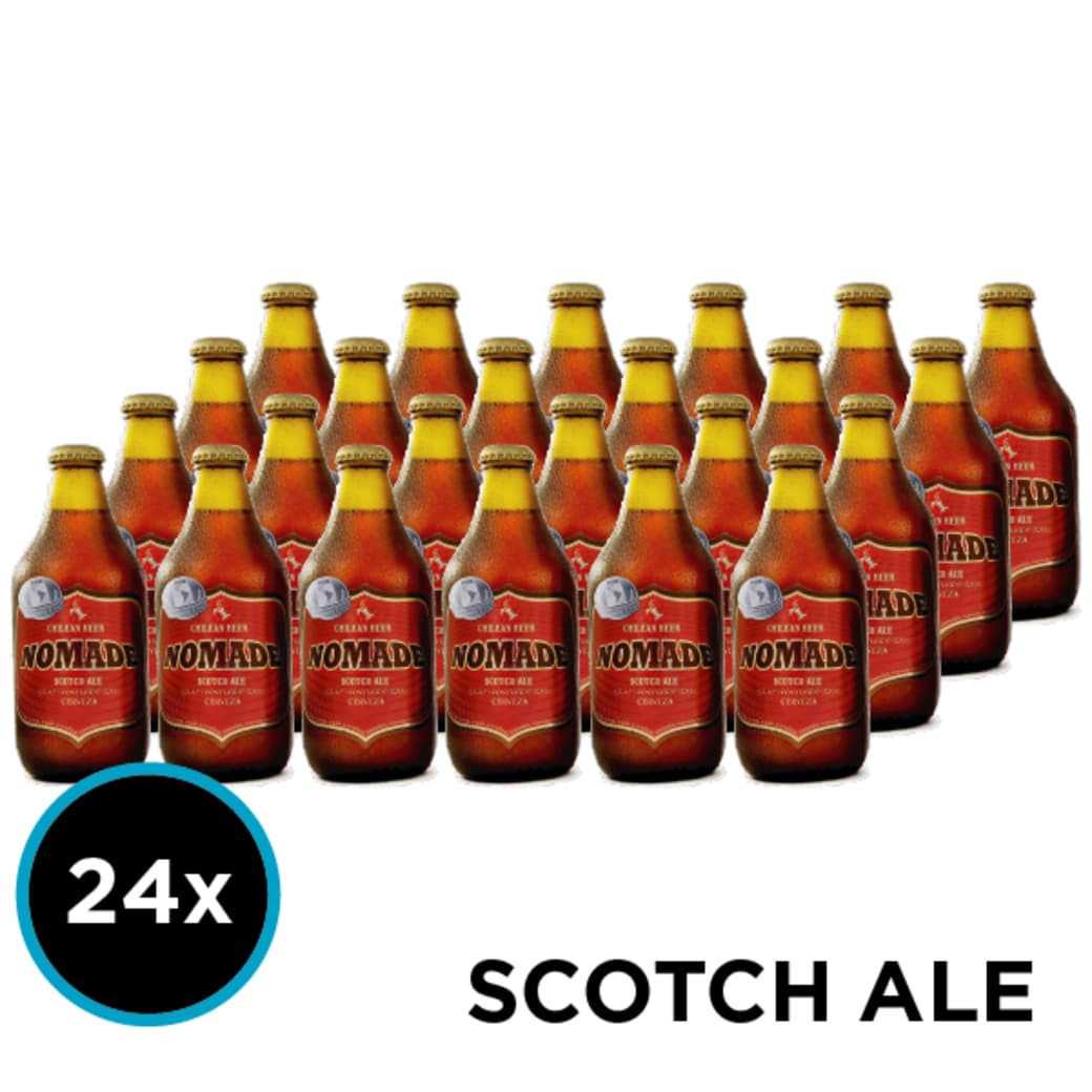 24x Cervezas Nomade Scotch Ale en Botella 330cc 6,7ºalc._1