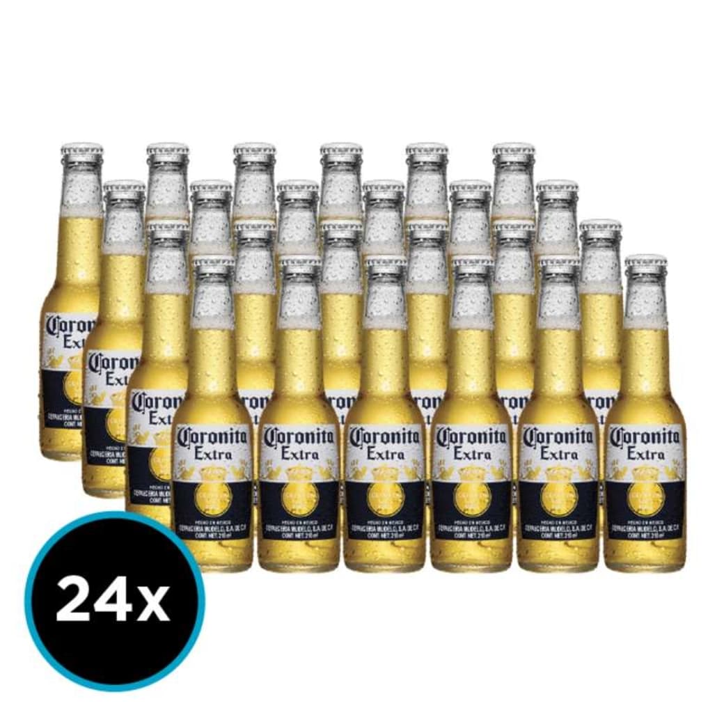 24x Cervezas Coronitas Extra Botellas 207cc_1