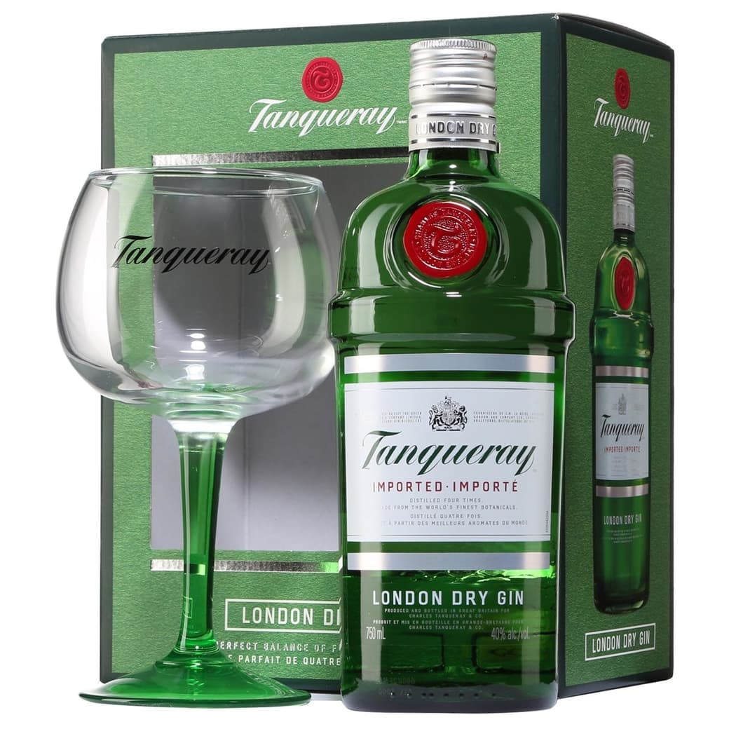 Gin Tanqueray 750cc 47,3º alc. + Copa_1
