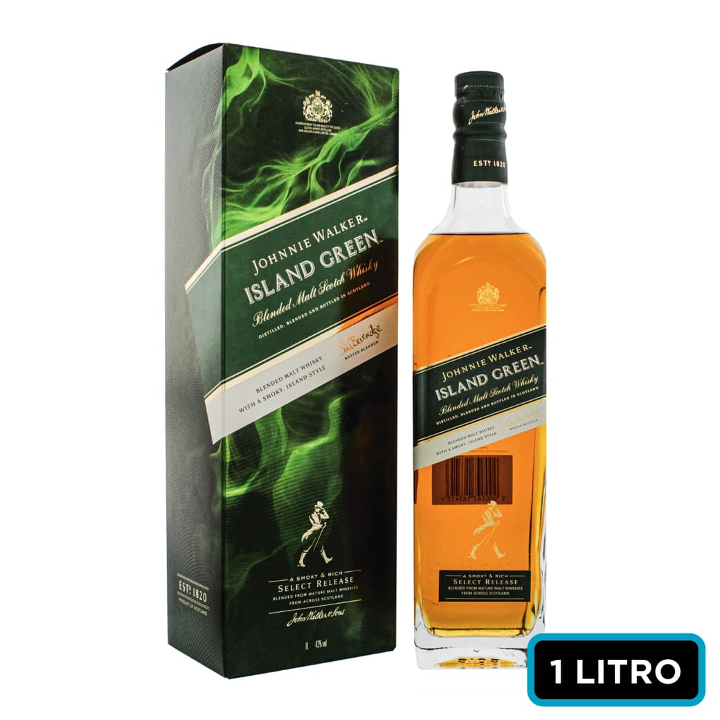 Whisky Johnnie Walker Island Green 1 Litro 43º alc._1