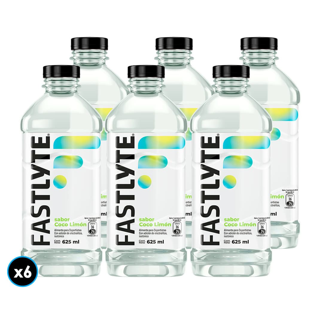 6x Isotónica Fastlyte Coco Limón 625cc_1