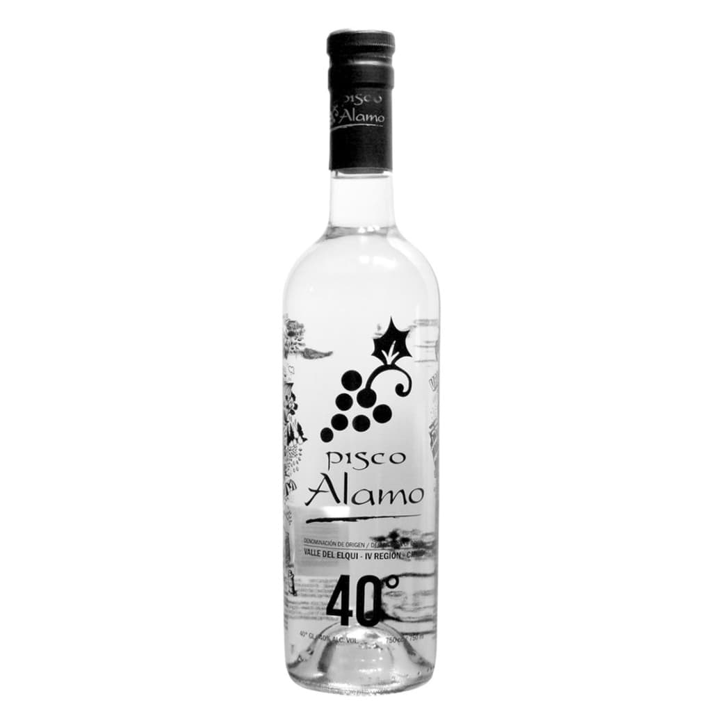 Pisco Alamo Transparente 750cc 40º alc._1