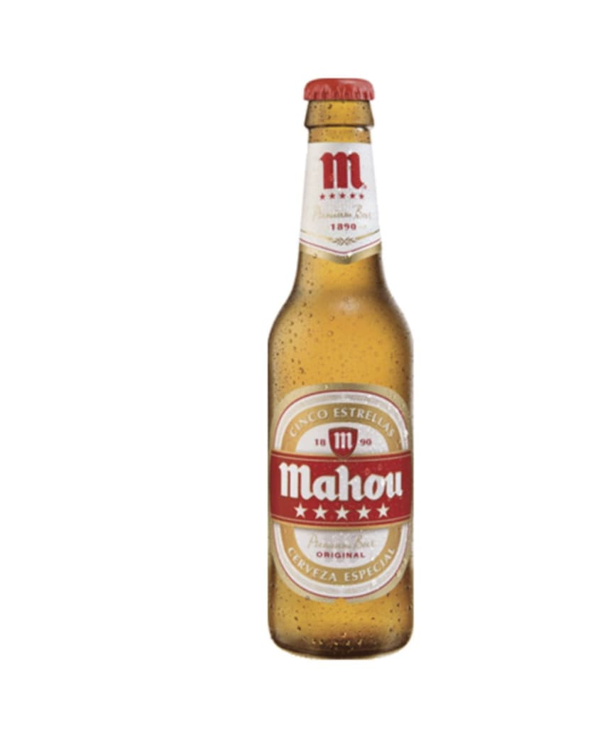Cerveza Mahou 5 Estrellas Botella 330cc  _1