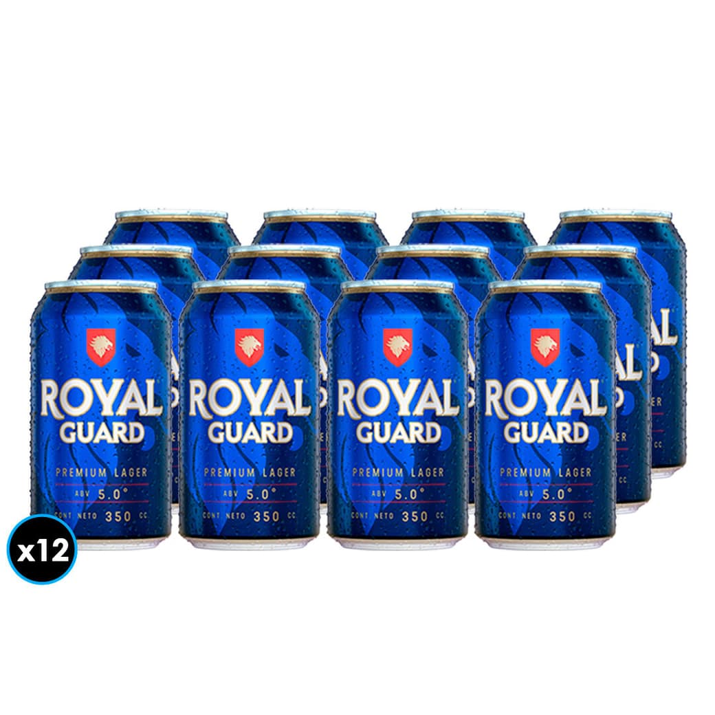 12x Cervezas Royal Guard en Lata 350cc_1