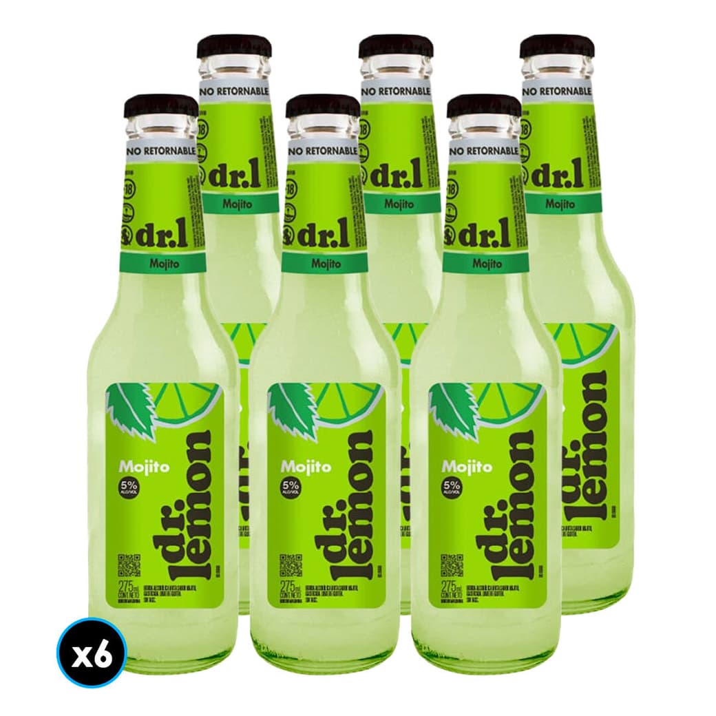 6x Dr Lemon Mojito Botella 275cc_1