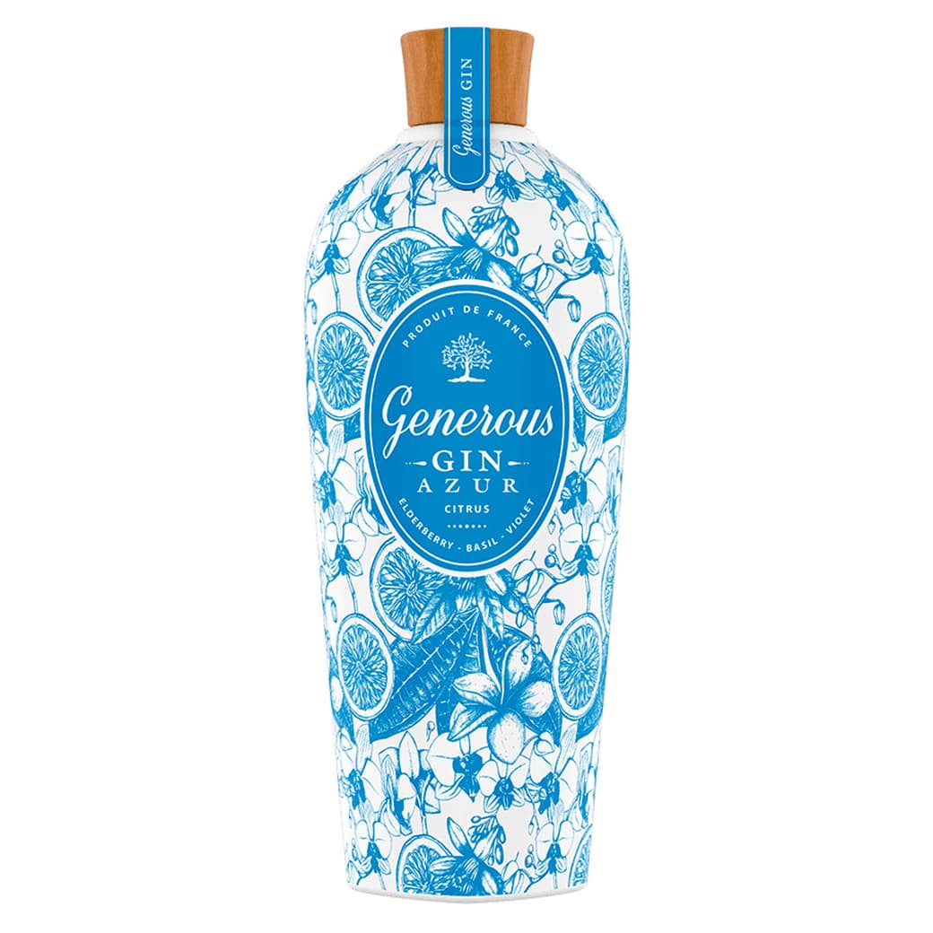 Gin Francés Generous Azur 700cc 40º alc._1