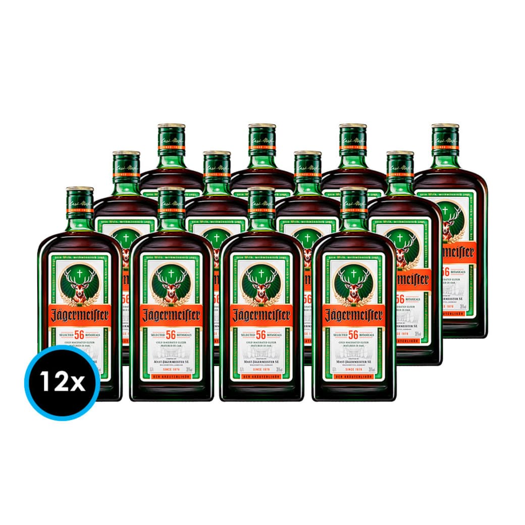 CAJA JAGERMEISTER: 12x Licor Jagermeister 700cc 35º alc._1