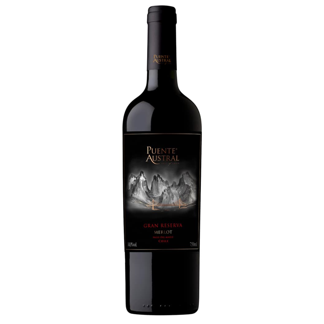 Vino Puente Austral Gran Reserva Merlot 750cc_1